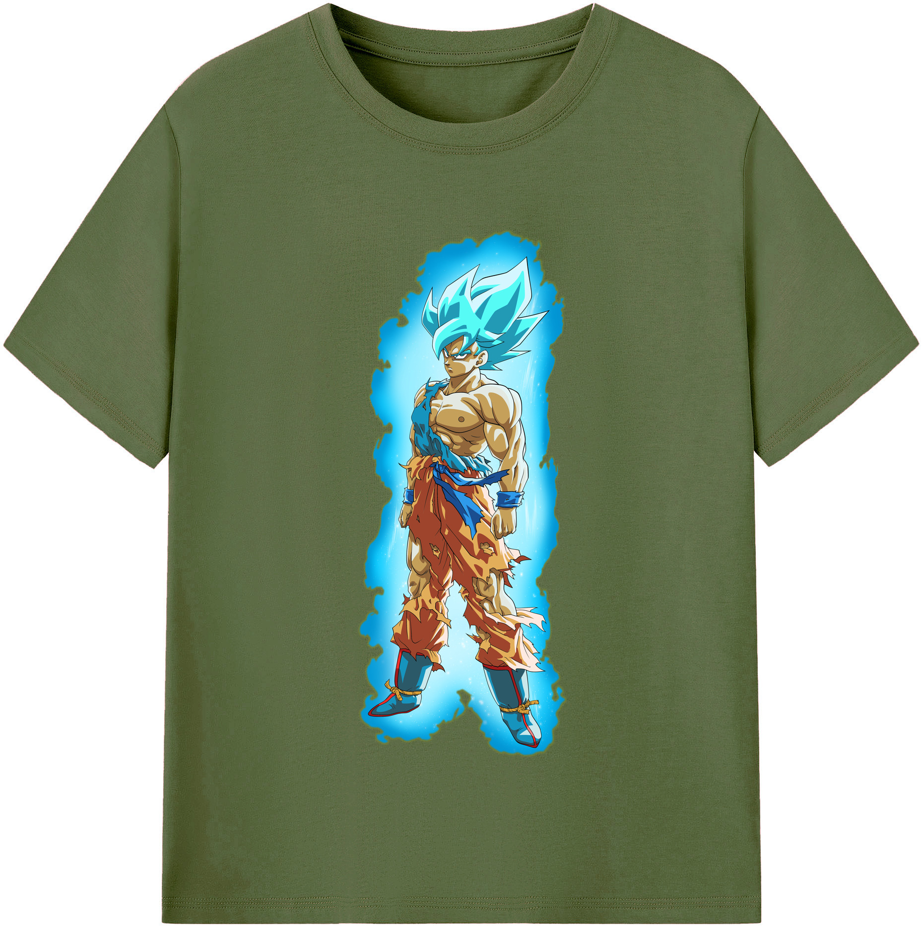 （画像用） ドラゴンボール 孫悟空（そん ごくう）Son Goku カカロット DRAGON BALL Kakarotto 綿100％半袖Tシャツ（フロントプリント）